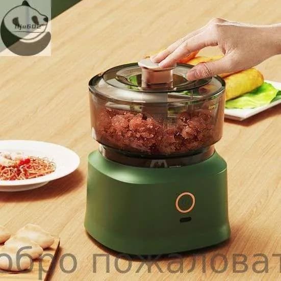 Аккумуляторная мясорубка и чесночница