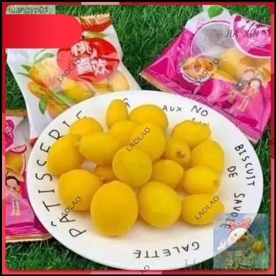 Китайская закуска из кислого, сладкого, хрустящего персика, Медового персика 30 г*3Bags Hyp01