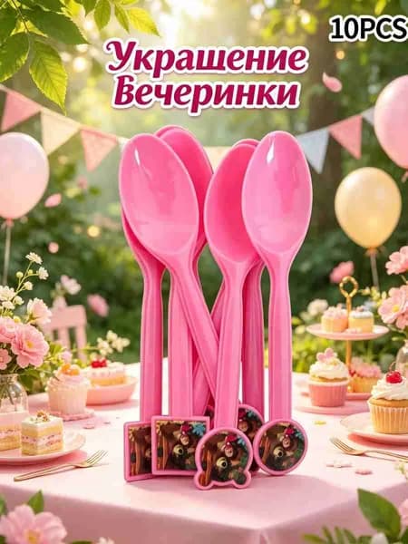 Набор для дня рождения "Маша и Медведь": гирлянда, бумажные тарелки, стаканчики, украшения для праздника