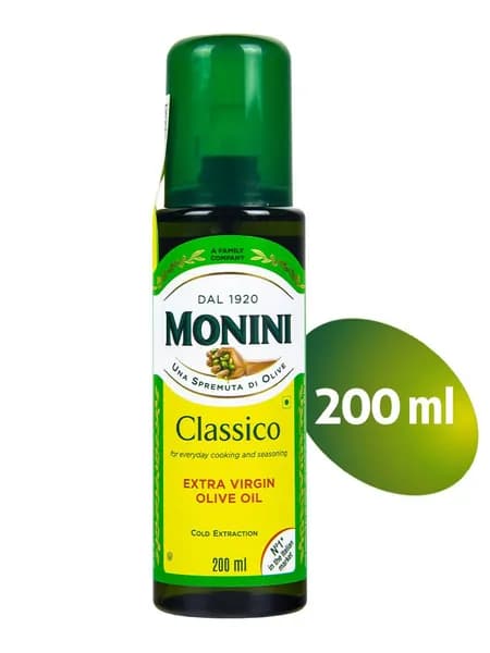 Масло оливковое Monini Classico Extra Virgin с дозатором (спрей), 200мл