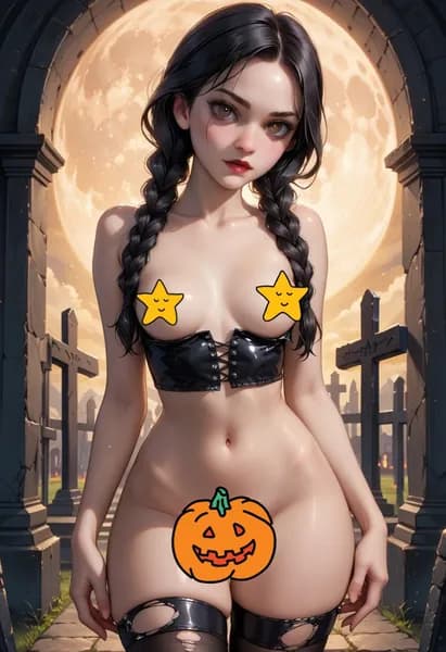 Эротичный постер Art Game - Wednesday Addams Уэнздей Аддамс