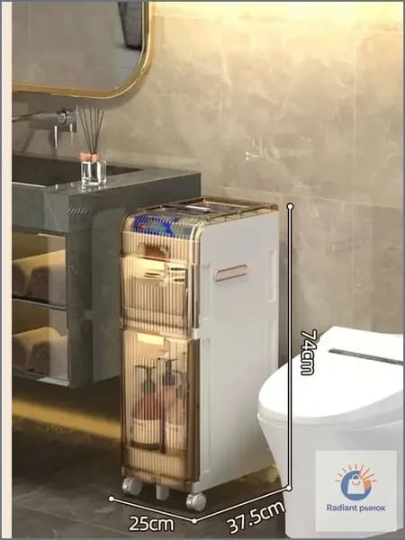 Тумба для ванной,, 25х37.5х74 см