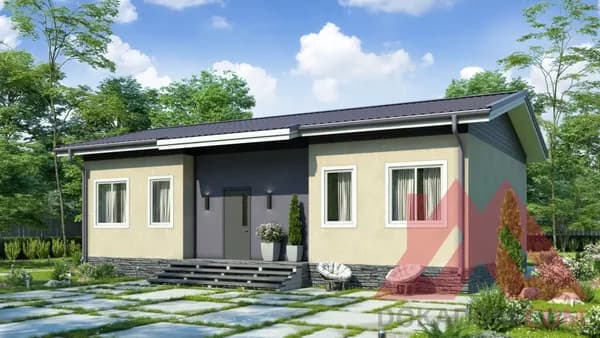 Архитектурное решение каркасного дома "Астра", 13*8,5(12), 96 м.кв.