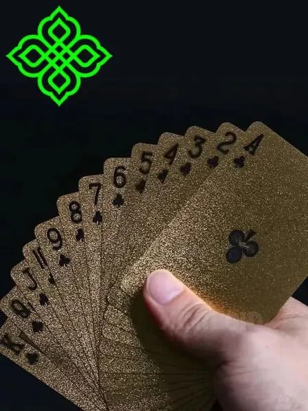 Карты Неоновые Игральные 54 Шт, / Подарочные Для Покера, Карточных Игр,водонепроница