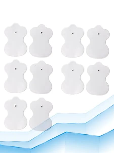 Электродные пластины TENS, 10 шт., Белый