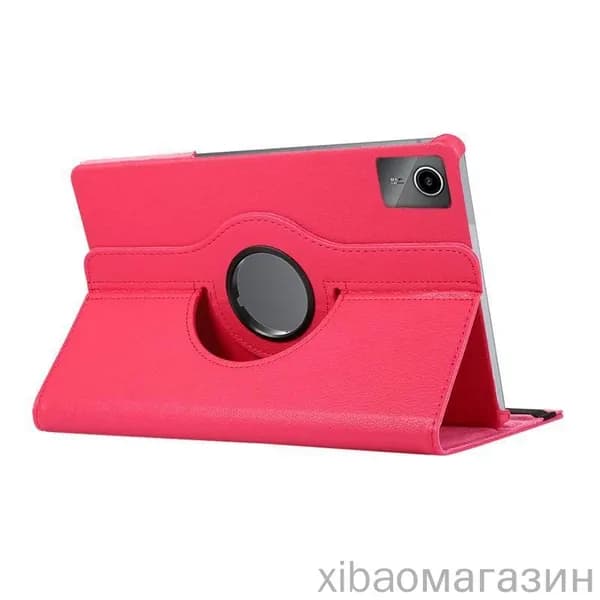 Противоударный защитный чехол для планшета Lenovo Xiaoxin Pad (2025) 11 дюймов, поддерживает вращение на 360 градусов и поставляется в кожаном чехле.