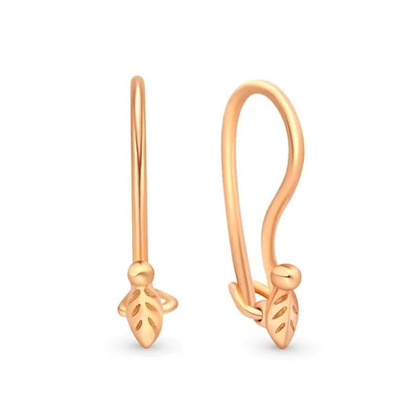 Серьги детские из красного золота 585 пробы 585GOLD