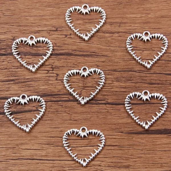 Любовный кулон 24*25mm 10pcs