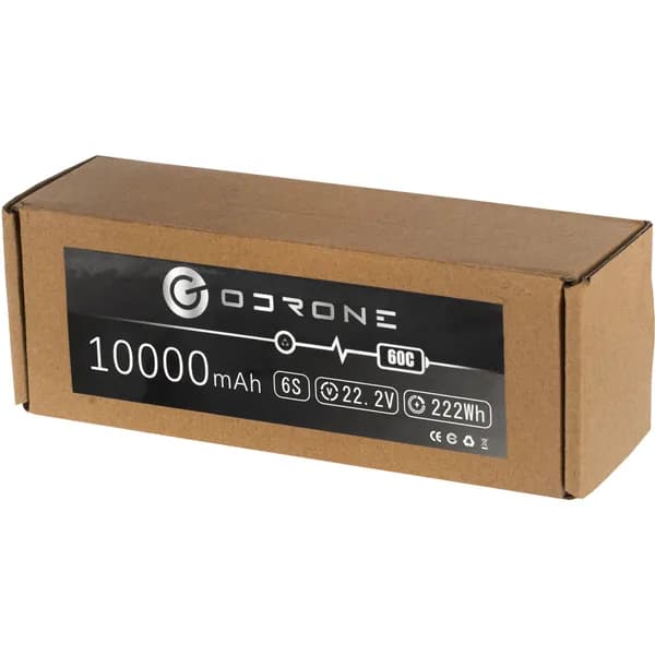 Аккумулятор GoDrone (LiPo/10000mAh/22.2V/6S1P/222wh/60C/XT60)