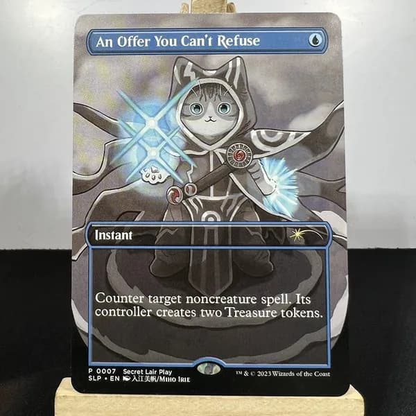 Высококачественная игровая карта Magic The Gathering, подходящая для семейных и дружеских посиделок, поставляется в прозрачном наборе.