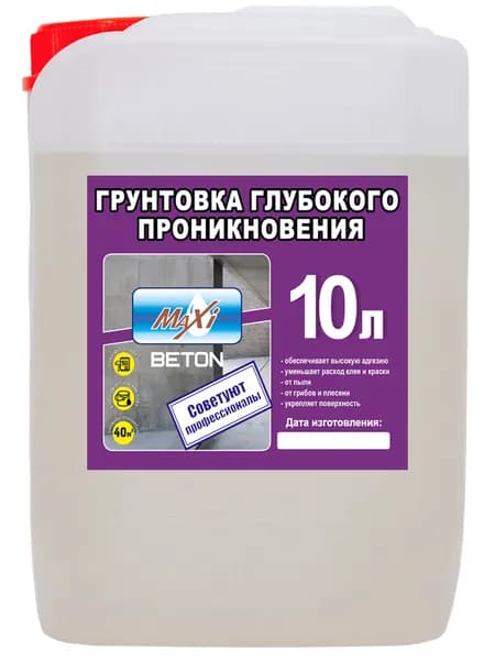 Грунтовка глубокого проникновения MaxiBeton