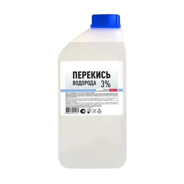 Перекись водорода 3% дезинфицирующее средство 1000 мл.