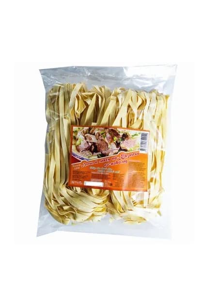 AZIAPASTA Лапша К мясу по-казахски, узкая, 500 гр