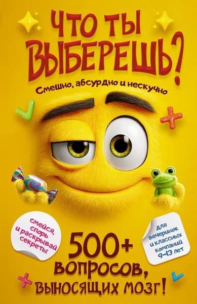Книга Что ты выберешь? 500+ вопросов, выносящих мозг. Смешно, абсурдно и нескучно