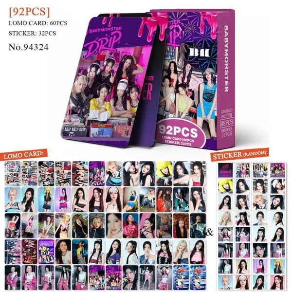 карты коллекции K-pop BABYMONSTER маленькие карточки-94324