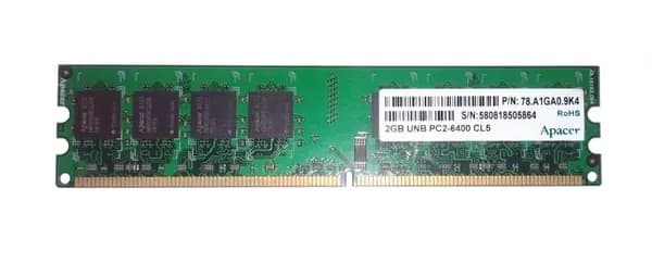 Apacer Оперативная память DDR2, 800 МГц, 1 x (78.A1GA0.9K4)