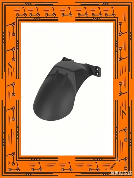 Защитные брызговики Kukirin G2 Pro DB, пластик, черн., 185x113x63мм, 79.2г, 1 шт. передний/задний