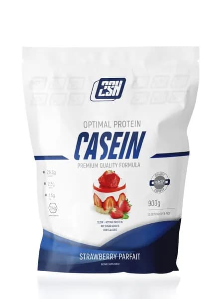 Казеин медленный ночной протеин 2SN Casein Protein 900 грамм Клубничное парфе