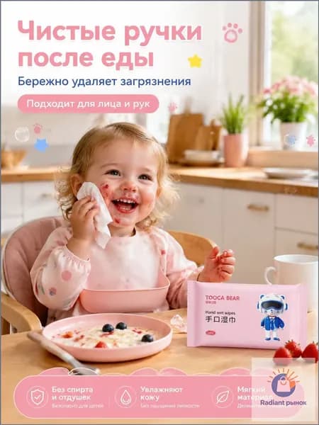 Влажные салфетки 1 шт