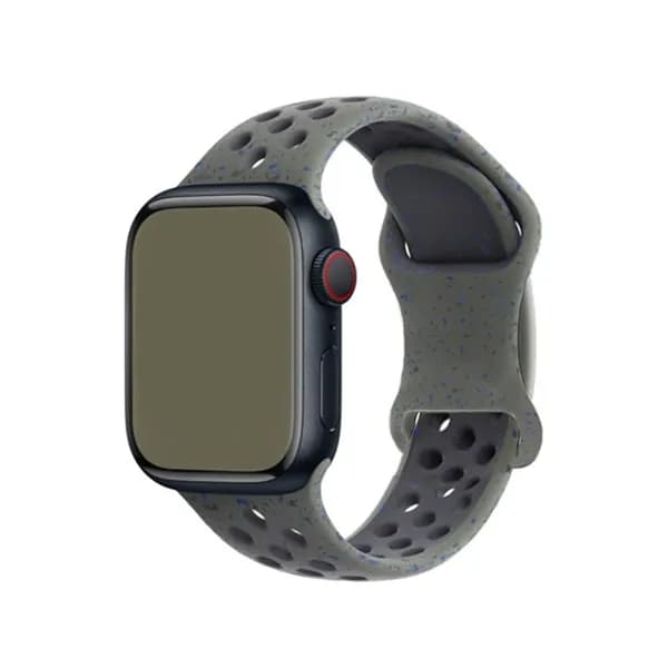 Спортивный резиновый ремешок для Apple Watch Band 49мм, 45мм, 44мм, 42мм, 38мм, цветные частицы для iWatch 9 8 7 6 5 SE Ultra 2