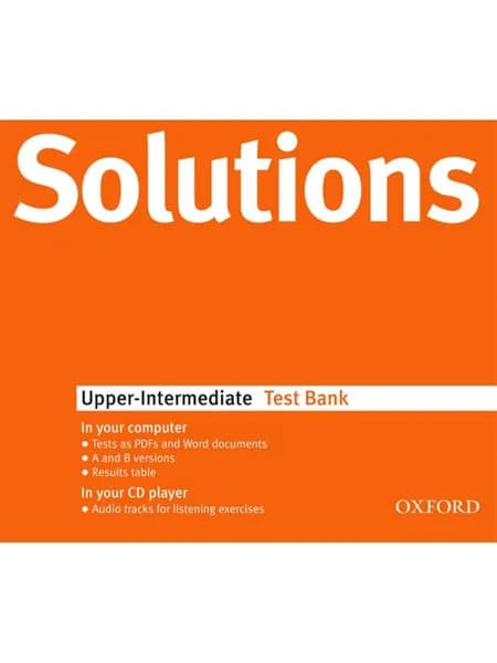 Solutions Upper-Intermediate Test MultiROM материалы для тестирования