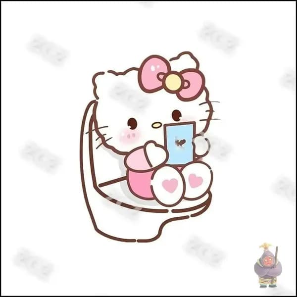 Популярный настенный ароматизатор для санузла с дизайном Hello Kitty, качественный.