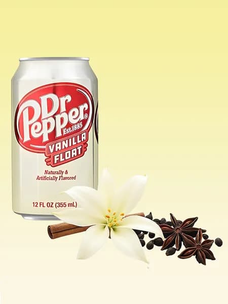 Напиток газированный Dr. Pepper Vanilla Float 355 мл, США