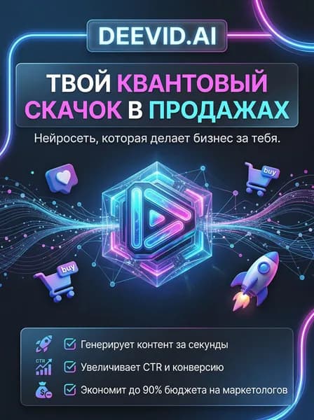 Подписка Deevid.ai Lite год - активация официально подписки дивид аэй лайт год