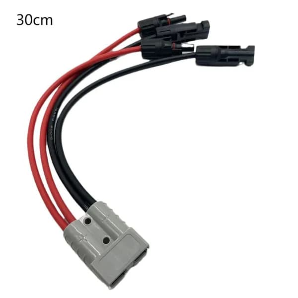 Быстрый штекерный сильноточный силиконовый кабельный адаптер 10AWG MC4 one for two фотоэлектрический водонепроницаемый соединительный кабель