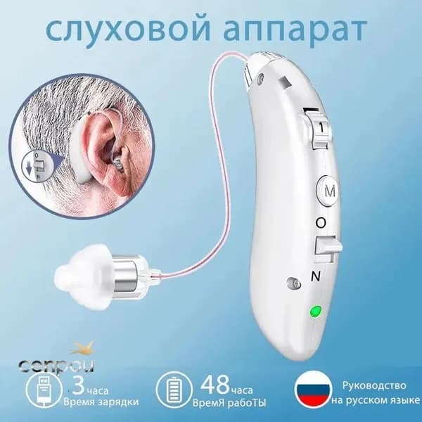 Перезаряжаемые цифровые слуховые аппараты для пожилых людей и взрослых