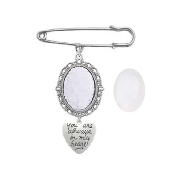 Букет-фото-подвеска для броши, - 1