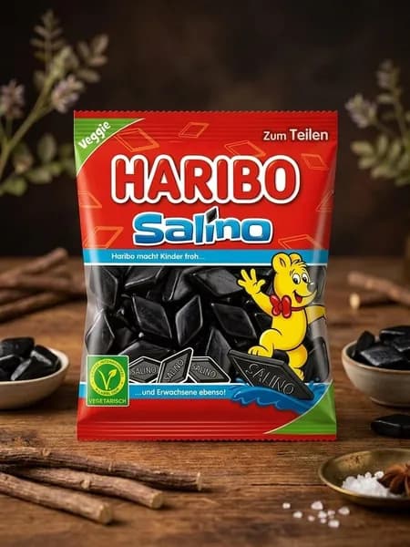 Жевательный мармелад Haribo Salino Лакрица 175 г
