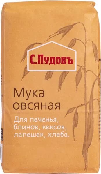 Мука овсяная С.Пудовъ Хлебзернопродукт м/у, 400 г