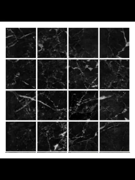 10шт Настенные наклейки Modern 10x10 см для дома (Black)
