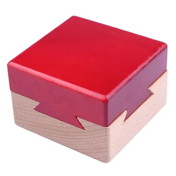 Коробка-головоломка Mini 3D Brain Teaser Деревянная шкатулка с секретным отделением