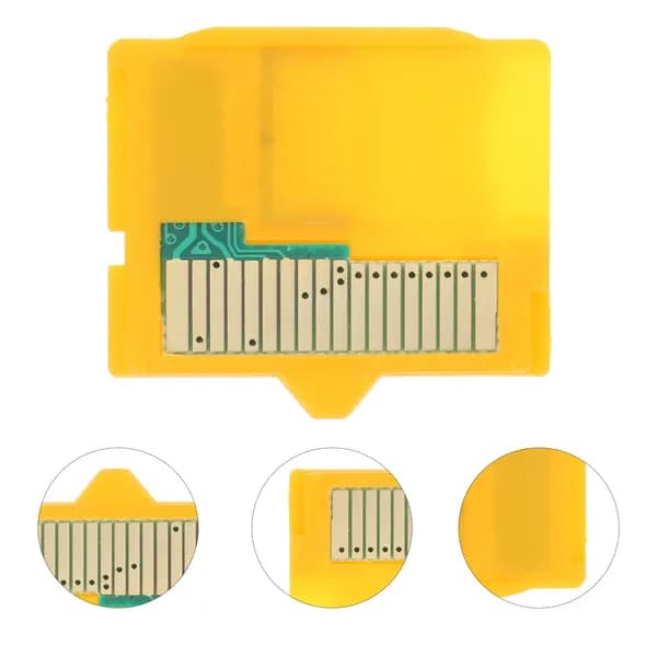 Желтый адаптер tf в xd для microsd карт для olympus фотоаппаратов