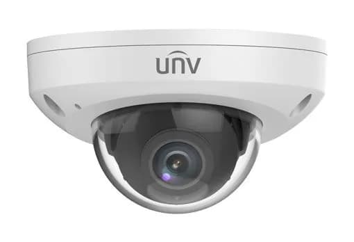Uniview IPC312SB-ADF28K-I0-RU 2Мп 2,8 мм - камера видеонаблюдения IP уличная, цифровая купольная антивандальная IP-видеокамера для улицы c ИК-подсветкой, 1920x1080 Full HD