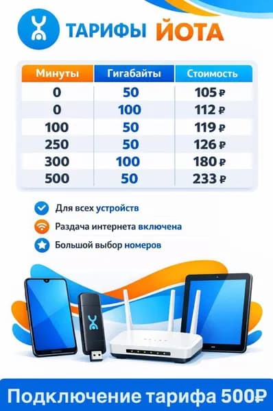 Yota SIM-карта (Вся Россия)