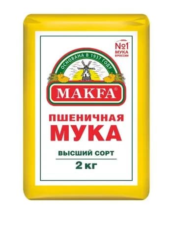 Makfa Мука Высший сорт, 2000 гр