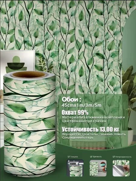 BVL Обои Синтетические 1 м, 0.45 м