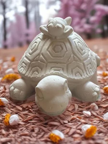 Фигурка для рисования Черепаха и лягушонок