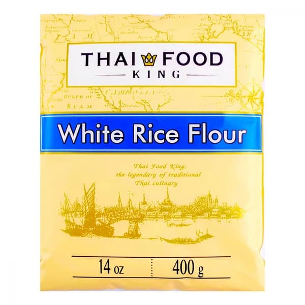 Мука рисовая Rice flour, Thai Food King, 400 г, Таиланд