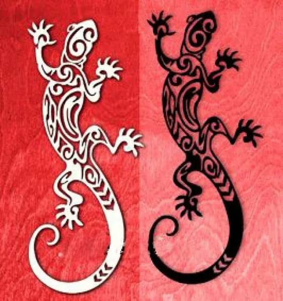 "Добрый мастер" деревянная заготовка для декупажа №17807 "Ящерица" 3*9см (1шт), дерево
