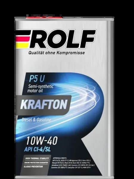 Масло Krafton P5 U 10W-40 4л