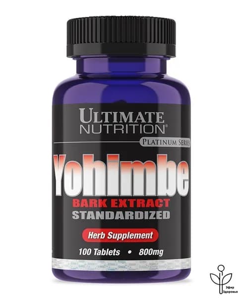Yohimbe Bark Extract 800 мг (100 таб)