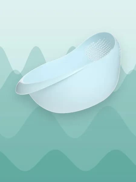 Кухонное сито для промывки риса и овощей, Синий