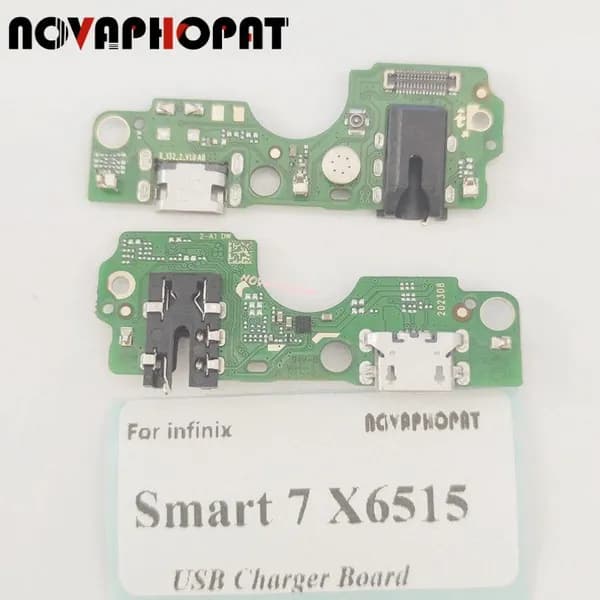 Нижняя Плата Для Infinix Smart 7 X6515 На Системный Разъем / Разъем Гарнитуры / Микрофон Плата USB-зарядного Устройства