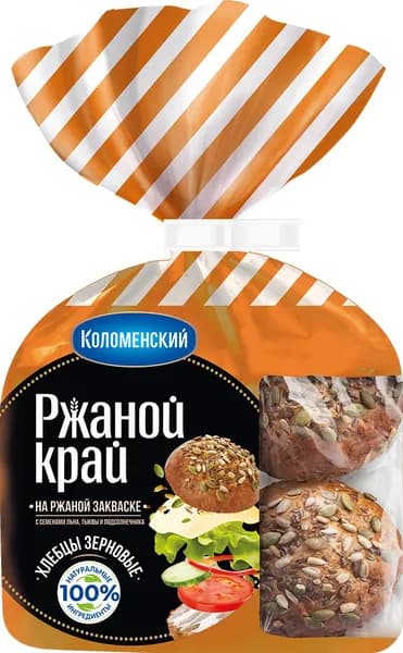 Хлебцы зерновые 260 г, Ржаной край