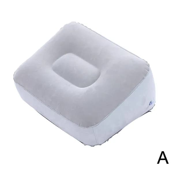 Надувная подушка для ног: опора для путешествий и отдыха (флокированный ПВХ)
