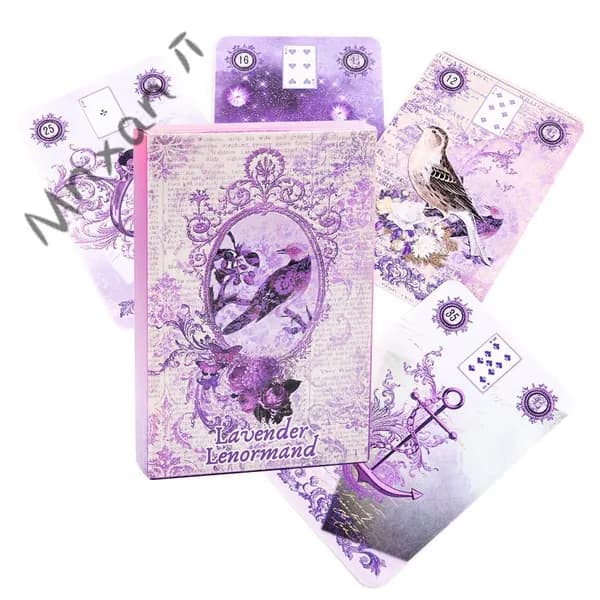 Колода таро,открытки оракула лаванды Ленорман/lavender lenormand